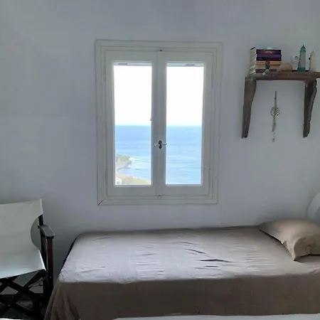 Cycladic House 2 & Garden - Beautiful View - Near The Sea Lichnaftia